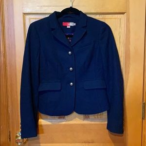 Boden Wool Blazer - Navy - Size 2